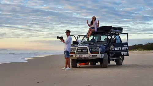Bribie Island 4WD, Kayak, Beach & Bunker Half Day Tour | From Bribie Island
